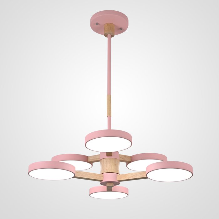 Подвесная люстра TURNA DBL L6 Pink