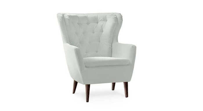 Кресло Дерби светло-серого цвета - лучшие Интерьерные кресла в INMYROOM