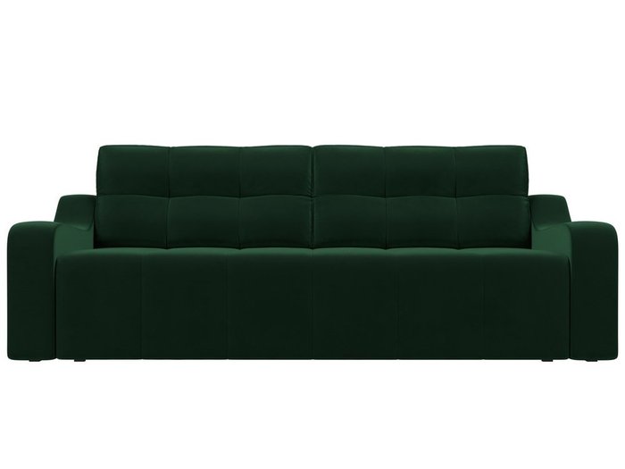 Прямой диван-кровать Итон зеленого цвета - купить Прямые диваны по цене 48999.0