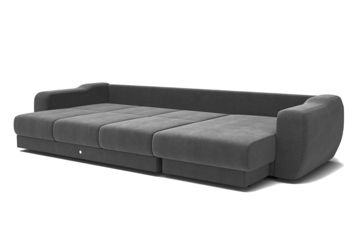 Угловой диван-кровать темно-серого цвета - купить Угловые диваны по цене 325000.0