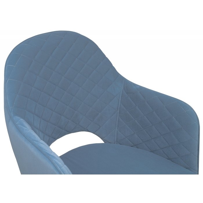 Стул на металлокаркасе Vener light blue синего цвета - лучшие Обеденные стулья в INMYROOM