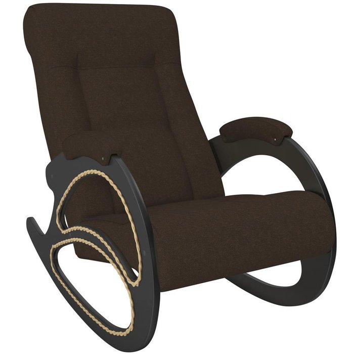Кресло-качалка Модель 4 черного цвета