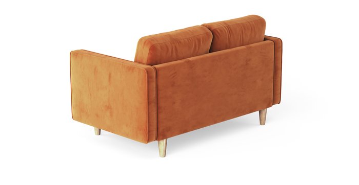Двухместный раскладной диван Scott MTR оранжевый - купить Прямые диваны по цене 62100.0