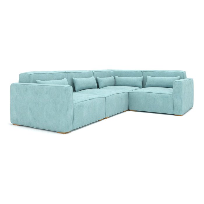  Модульный угловой диван Cubus голубого цвета