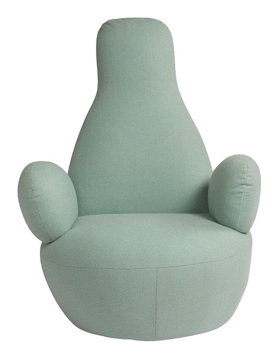 Кресло Bottle Chair цвета тиффани 