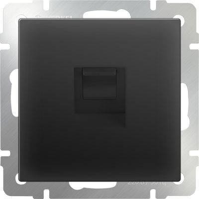 Розетка Ethernet черного цвета