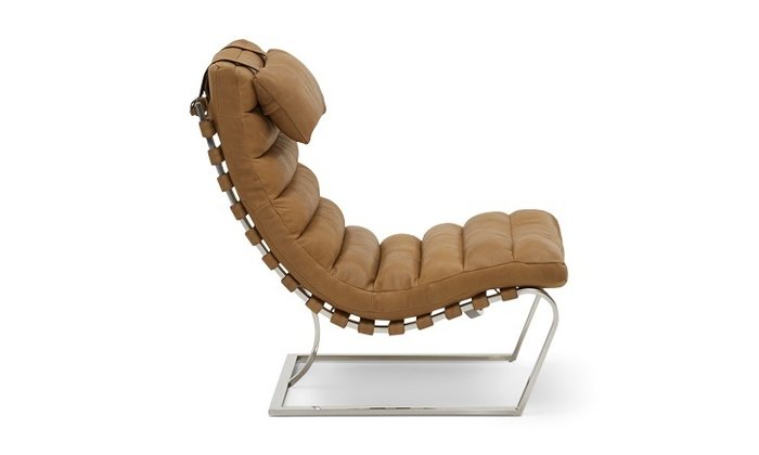 Кресло-лежак коричневого цвета - лучшие Интерьерные кресла в INMYROOM