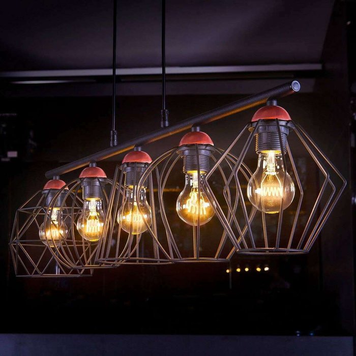 Филаментная светодиодная лампа G95 8W 3300K E27 тонированная BLE2709 G95 F грушевидной формы - лучшие Лампочки в INMYROOM