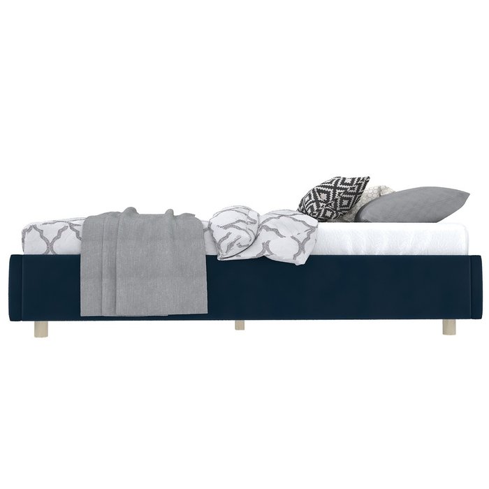 Кровать SleepBox 120x200 синего цвета - купить Кровати для спальни по цене 22990.0 Кровать SleepBox 120x200 синего цвета - купить Кровати для спальни по цене 22990.0