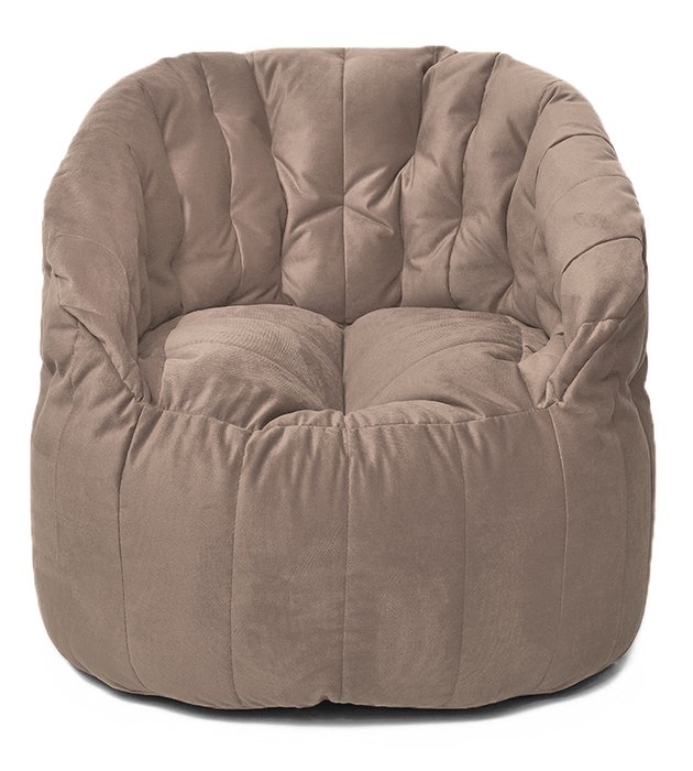 Кресло мешок Энджой Maserrati 07 XL в обивке из велюра  - купить Бескаркасная мебель по цене 8168.0
