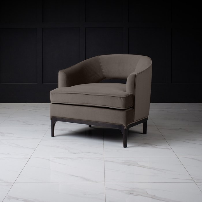 Кресло Lounge темно-серого цвета - лучшие Интерьерные кресла в INMYROOM