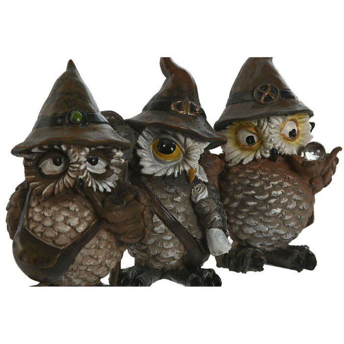 Декоративная фигура Коричневый 8 x 6 x 11 cm (3 штук) - лучшие Фигуры и статуэтки в INMYROOM