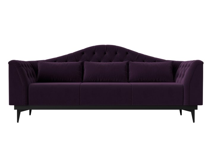 Прямой диван-кровать Флорида фиолетового цвета - купить Прямые диваны по цене 54999.0