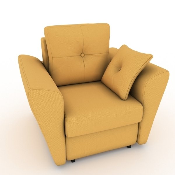 Кресло-кровать Neapol желтого цвета