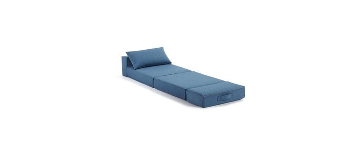 Пуф-кровать Julia Grup Arty темно-синего цвета - лучшие Интерьерные кресла в INMYROOM