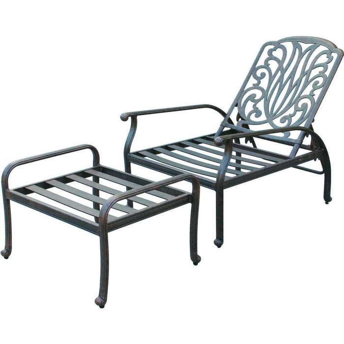 Лежак-кресло короткий КЛАССИК - купить Садовые кресла по цене 49800.0