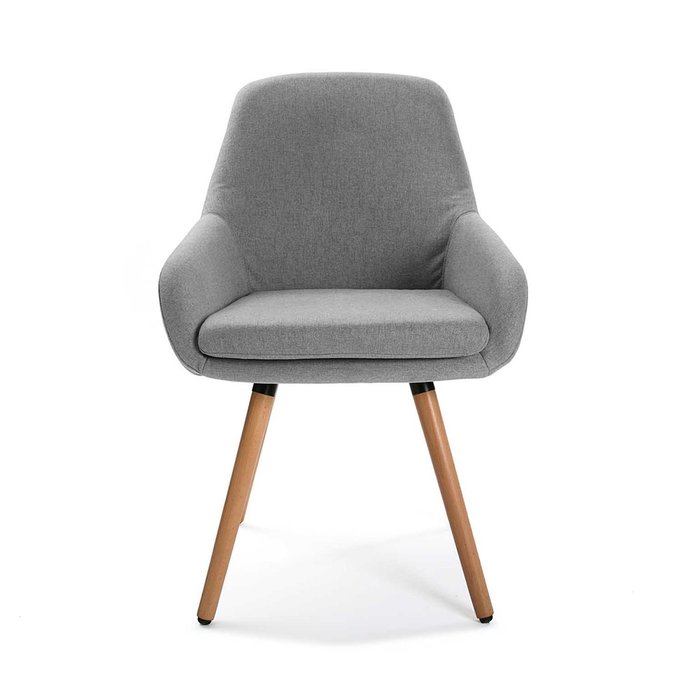 Кресло Lerwick серого цвета - купить Интерьерные кресла по цене 27100.0