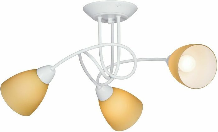 Потолочная люстра V3955-0/3PL (пластик, цвет желтый)