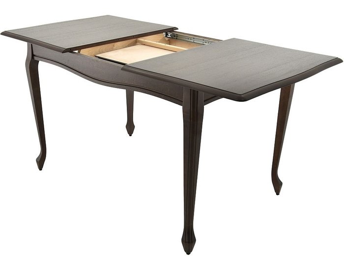 Стол раздвижной Кабриоль темно-коричневого цвета - лучшие Обеденные столы в INMYROOM