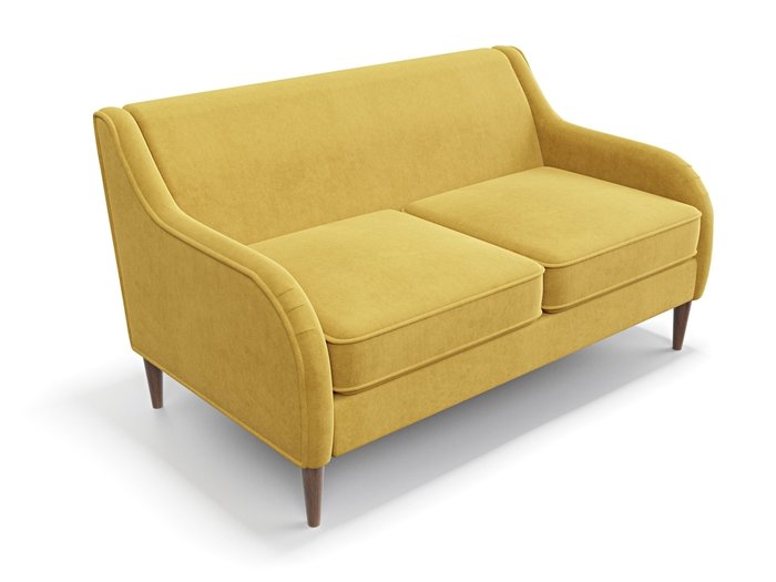 Диван Вектор желтого цвета - лучшие Прямые диваны в INMYROOM