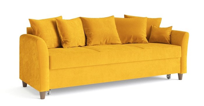 Диван-кровать Катарина желтого цвета - купить Прямые диваны по цене 55328.0
