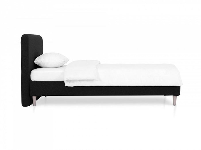 Кровать Prince Philip L 120х200 черного цвета  - купить Кровати для спальни по цене 52020.0