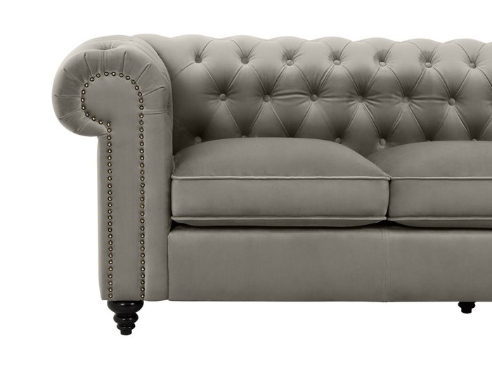 Диван Chester Classic серого цвета - лучшие Прямые диваны в INMYROOM