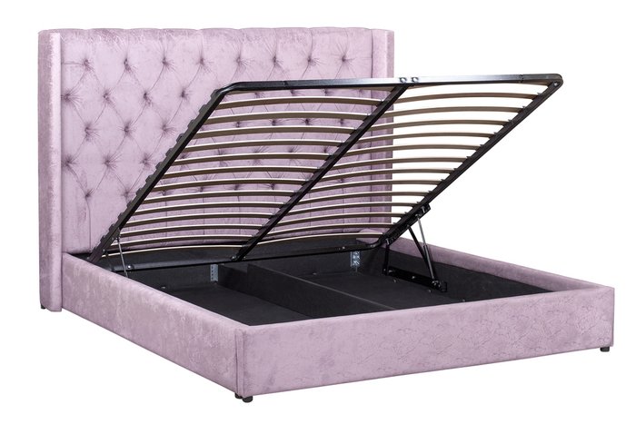 Кровать с подъемным механизмом Melso 180х200 сиреневого цвета  - лучшие Кровати для спальни в INMYROOM