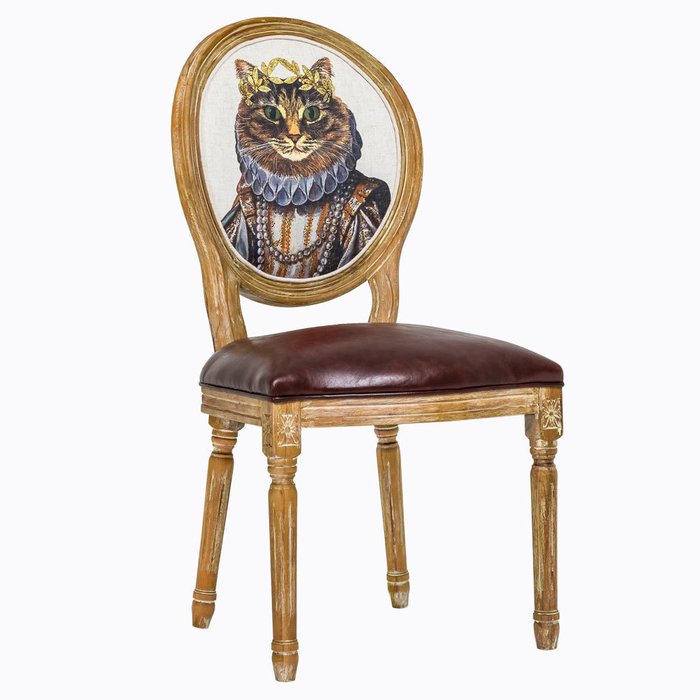 Стул Мисс Кошка с сидением из экокожи - купить Обеденные стулья по цене 32000.0