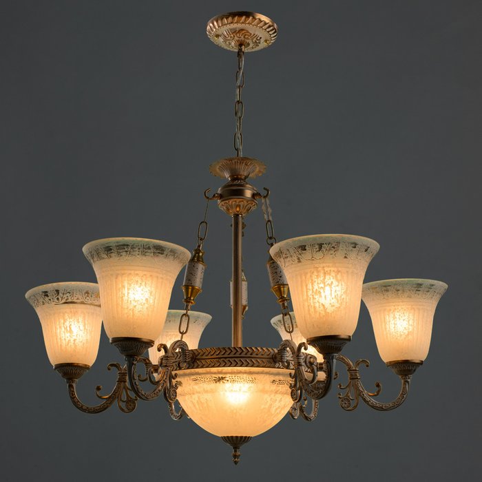 Подвесная люстра ARTE LAMP в классическом стиле - купить Подвесные люстры по цене 12990.0