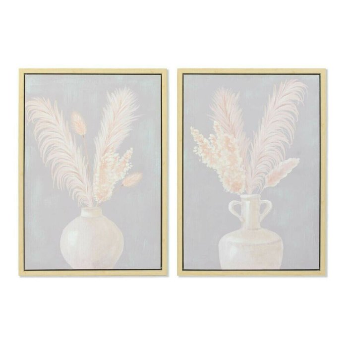 Картина Кувшин 50 x 4 x 70 cm Shabby Chic (2 штук)