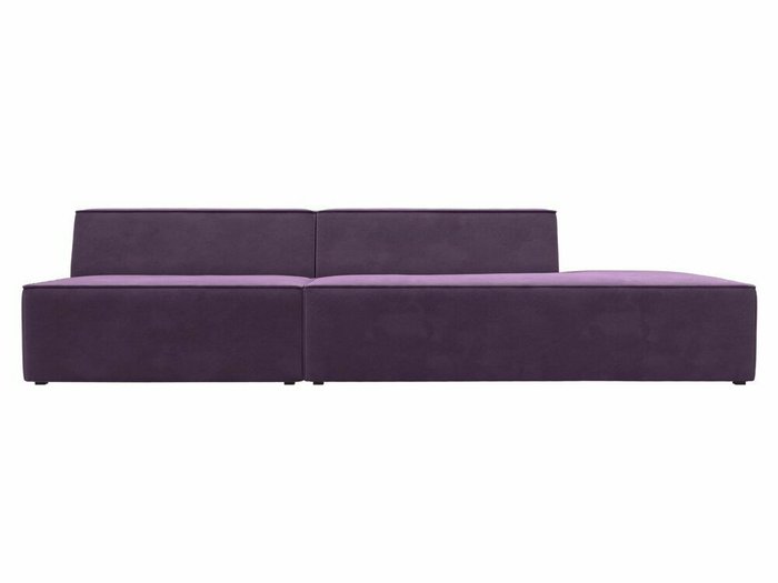 Прямой модульный диван Монс Модерн сиреневого цвета правый - купить Прямые диваны по цене 49999.0