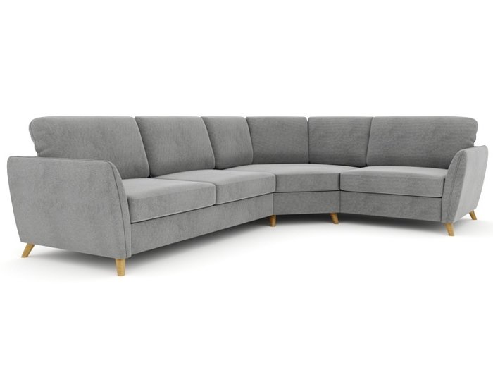 Угловой диван Копенгаген серого цвета - купить Угловые диваны по цене 156900.0