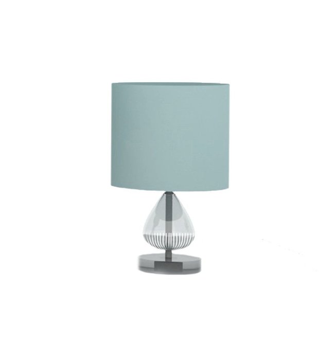 Настольная лампа Armony с голубым абажуром  - купить Настольные лампы по цене 4900.0