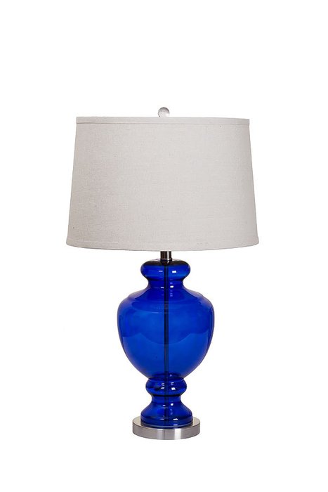 Настольная лампа Garda Decor с абажурами белого цвета Настольная лампа Garda Decor с абажурами белого цвета