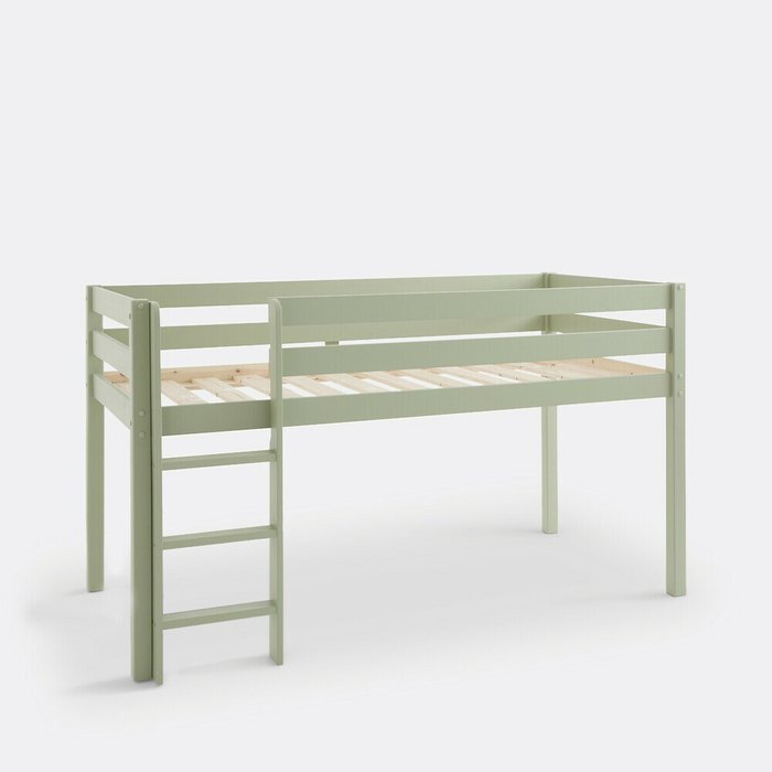 Кровать-чердак Mirka 90x190 зеленого цвета - лучшие Кровати-чердаки в INMYROOM Кровать-чердак Mirka 90x190 зеленого цвета - лучшие Кровати-чердаки в INMYROOM