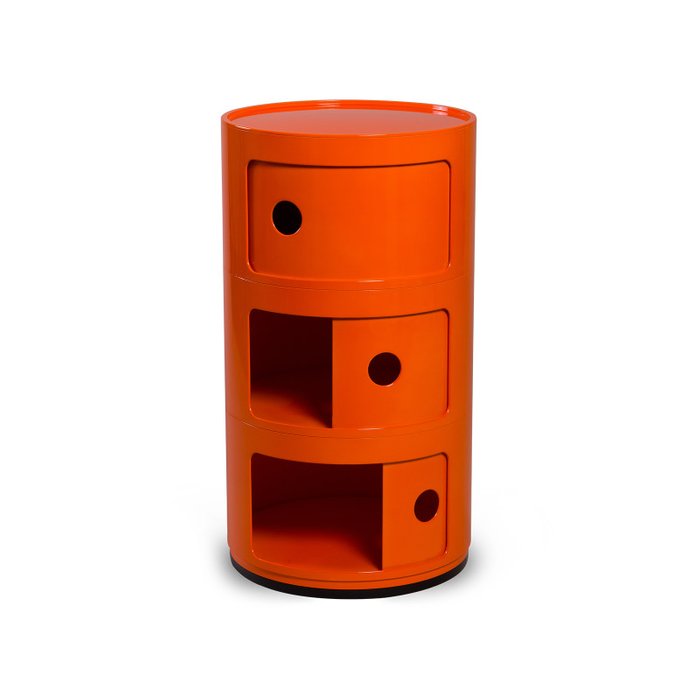 Тумба из пластика оранжевого цвета - купить Прикроватные тумбы по цене 7260.0