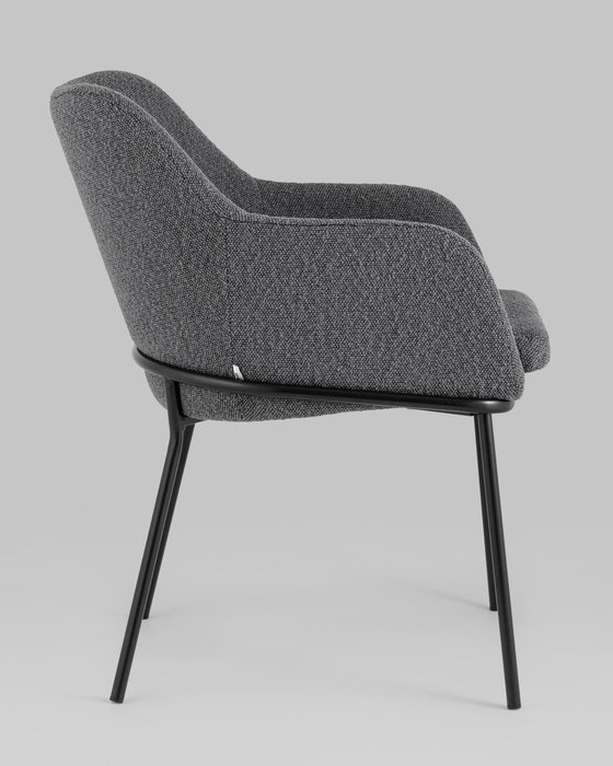 Стул Кози темно-серого цвета - лучшие Обеденные стулья в INMYROOM