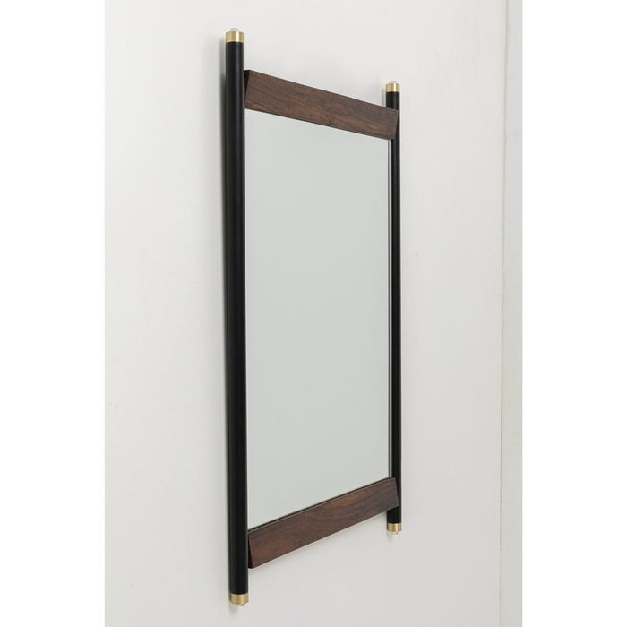 Настенное зеркало Ravello 55х80 в раме коричневого цвета - купить Настенные зеркала по цене 29176.0