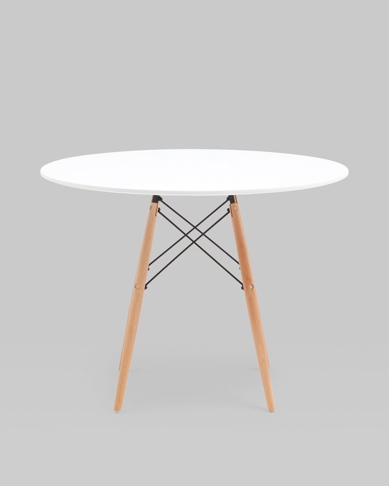 Обеденный стол D100 белого цвета - лучшие Обеденные столы в INMYROOM