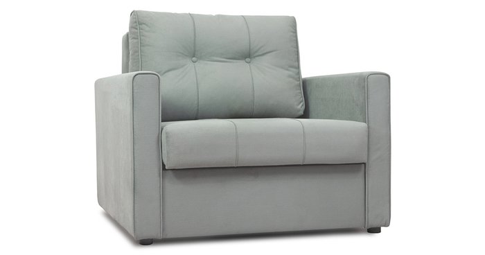 Кресло-кровать Лео серебристо-серого цвета - купить Интерьерные кресла по цене 22417.0