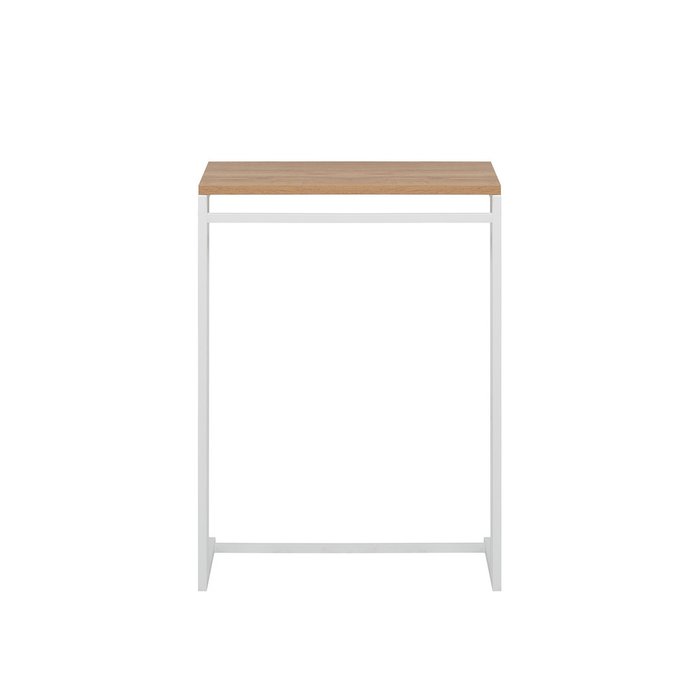 Стол приставной Стилвуд 1 бело-бежевого цвета - купить Кофейные столики по цене 2150