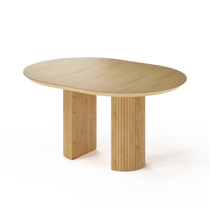 Раздвижной обеденный стол Ботейн бежевого цвета - купить Обеденные столы по цене 162288.0