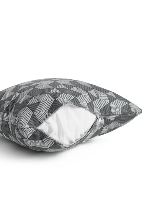 Декоративная подушка Mystery 45х45 серого цвета - купить Декоративные подушки по цене 1368.0