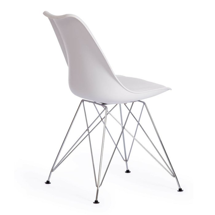 Стул Tulip Iron Chair белого цвета - лучшие Обеденные стулья в INMYROOM