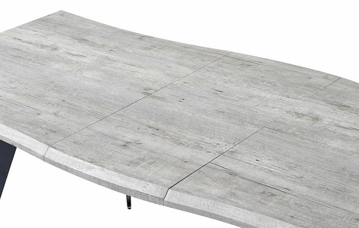 Раскладной обеденный стол Dusseldorf бежево-серого цвета - купить Обеденные столы по цене 27274.0
