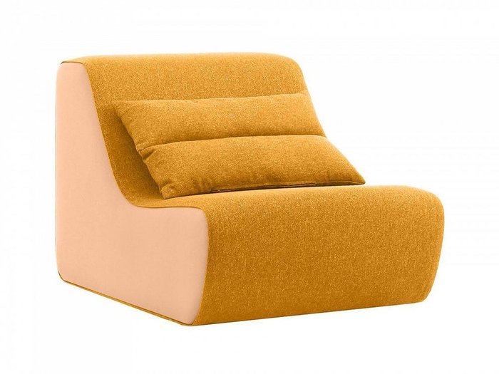 Кресло Neya желто-бежевого цвета