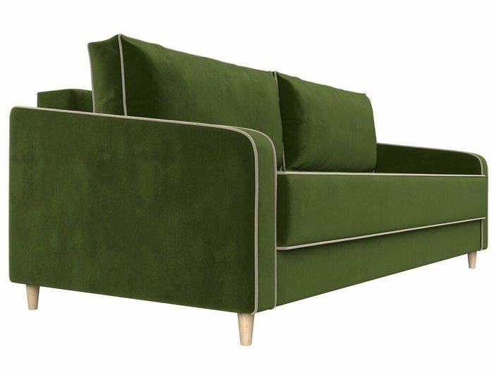 Прямой диван-кровать Варшава зеленого цвета - лучшие Прямые диваны в INMYROOM