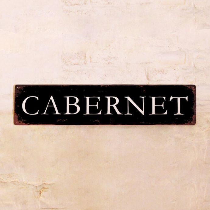 Жестяная табличка Cabernet
