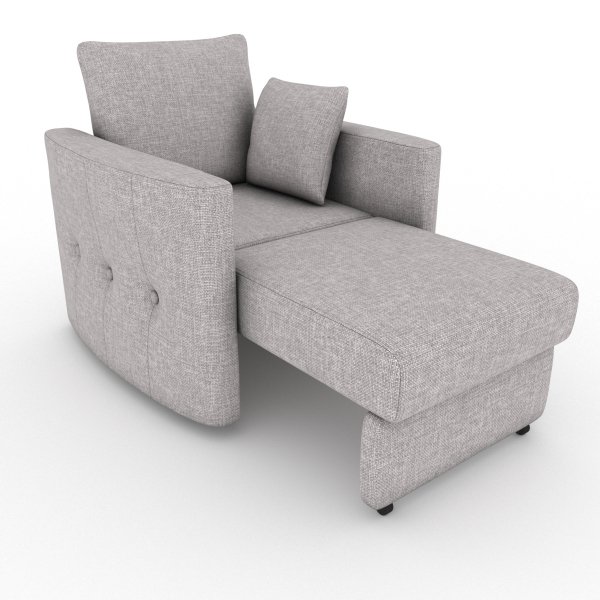 Кресло-кровать Luna серого цвета - купить Интерьерные кресла по цене 9700.0